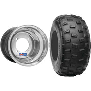 Set of 2 Mounted Wheel and Tire Kit Wheel: 9x8 3+5 4/110 Tire: 20x10-9 2 Ply