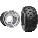 Set of 2 Mounted Wheel and Tire Kit Wheel: 9x8 3+5 4/110 Tire: 20x10-9 2 Ply