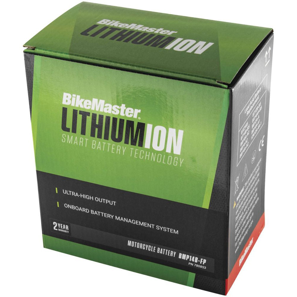 BikeMaster Lithium-Ion 2.0 Battery For Yamaha YZF-R1 2004-2014 Black