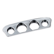 Kuryakyn Chrome Tri Line Gauge Trim Cluster Accent Harley Batwing Touring 14-18