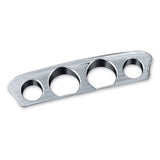 Moldura de instrumentos Kuryakyn Chrome Tri Line para Harley Batwing Touring 14-18