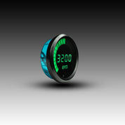Intellitronix LED Digital Bargraph Memory Tachometer - Black Bezel - Green