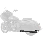 Freedom Performance Ghost Pipe 4.5" Slash Tip Black/Chrome - IN00145