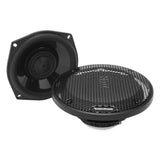 Altavoz de rango completo Rockford Fosgate Power para Harley-Davidson FLH, FLT 1998-2013, negro, 5,25 pulgadas.