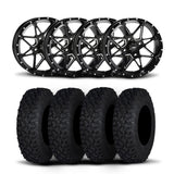 ITP Tornado 15" Matte Black Wheels And Coyote Tires [33x10R-15]