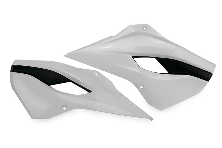 Acerbis White/Black Radiator Shrouds for Husqvarna - 2393410002