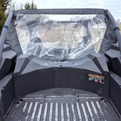 Falcon Ridge Black Canvas Soft Upper Doors And Rear Window With Zipper For Kawasaki Teryx 2020-2022