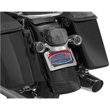 Kuryakyn 3157 Harley FLHX Street Glide 10-13 Curved License Plate Frame Chrome