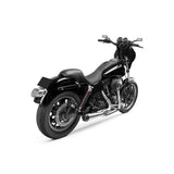 Two Brothers 2-Into-1 Comp-S Exhaust Stainless w/Carbon Fiber Tip for 99-05 FXD