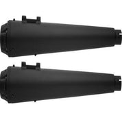 Freedom Performance American Outlaw Slip-On Exhaust Black With Pitch Black Tip HD00423