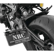 New Rage Cycles Side License Plate Mount Black - MT09-SIDE