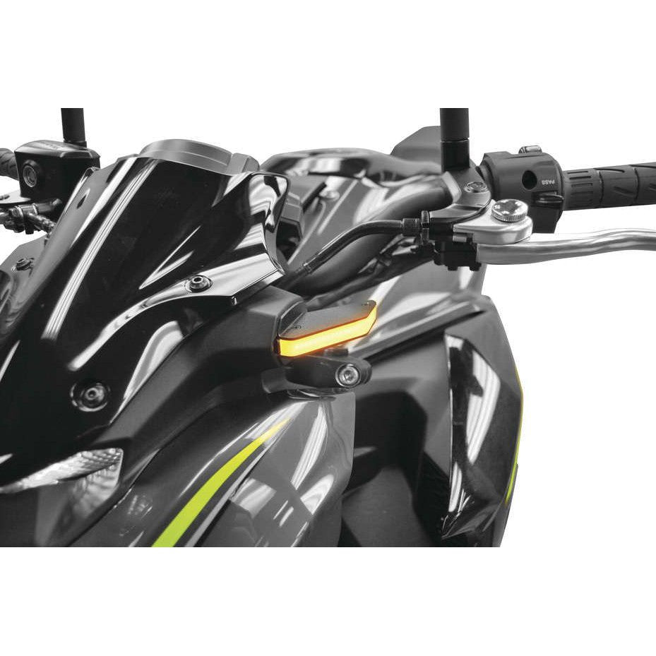 New Rage Cycles LED Replacement Turn Signals Front Black - Z900-FB