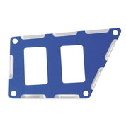 Modquad Switch Plate 2 Slot Blue