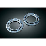 KURYAKYN CHROME REAR SPEAKER ACCENTS '11-2013 HARLEY ROAD GLIDE ULTRA FLTRU 3792