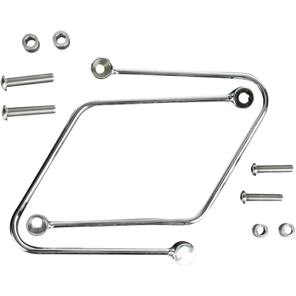Cobra Saddlebag Supports Chrome - 02-6160