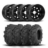 Rines ITP Delta Steel de 12" y neumáticos Mega Mayhem [27x9-12]