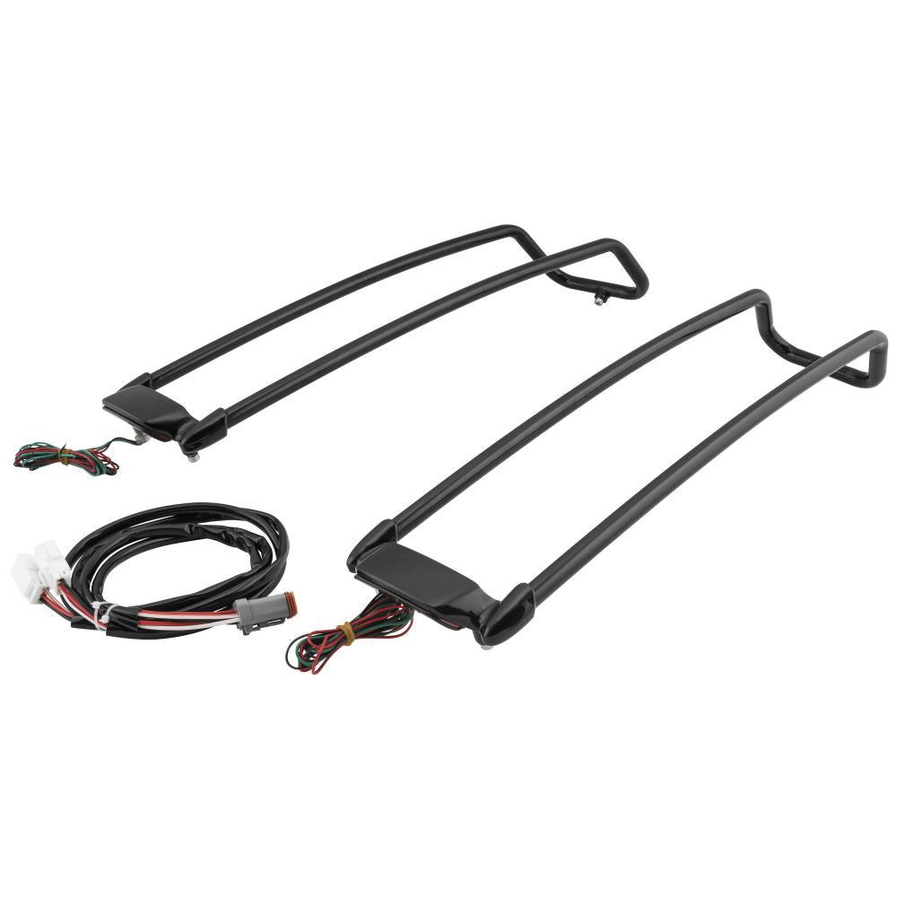 Letric Lighting Saddlebag Lid Rail Guard Black