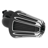 Arlen Ness Black Deep Cut Monster Sucker Air Cleaner Kit 81-037