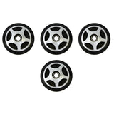 4 Front Rail Silver Idler Wheels Kit for ARCTIC CAT Thundercat, M.C. 1993-2001