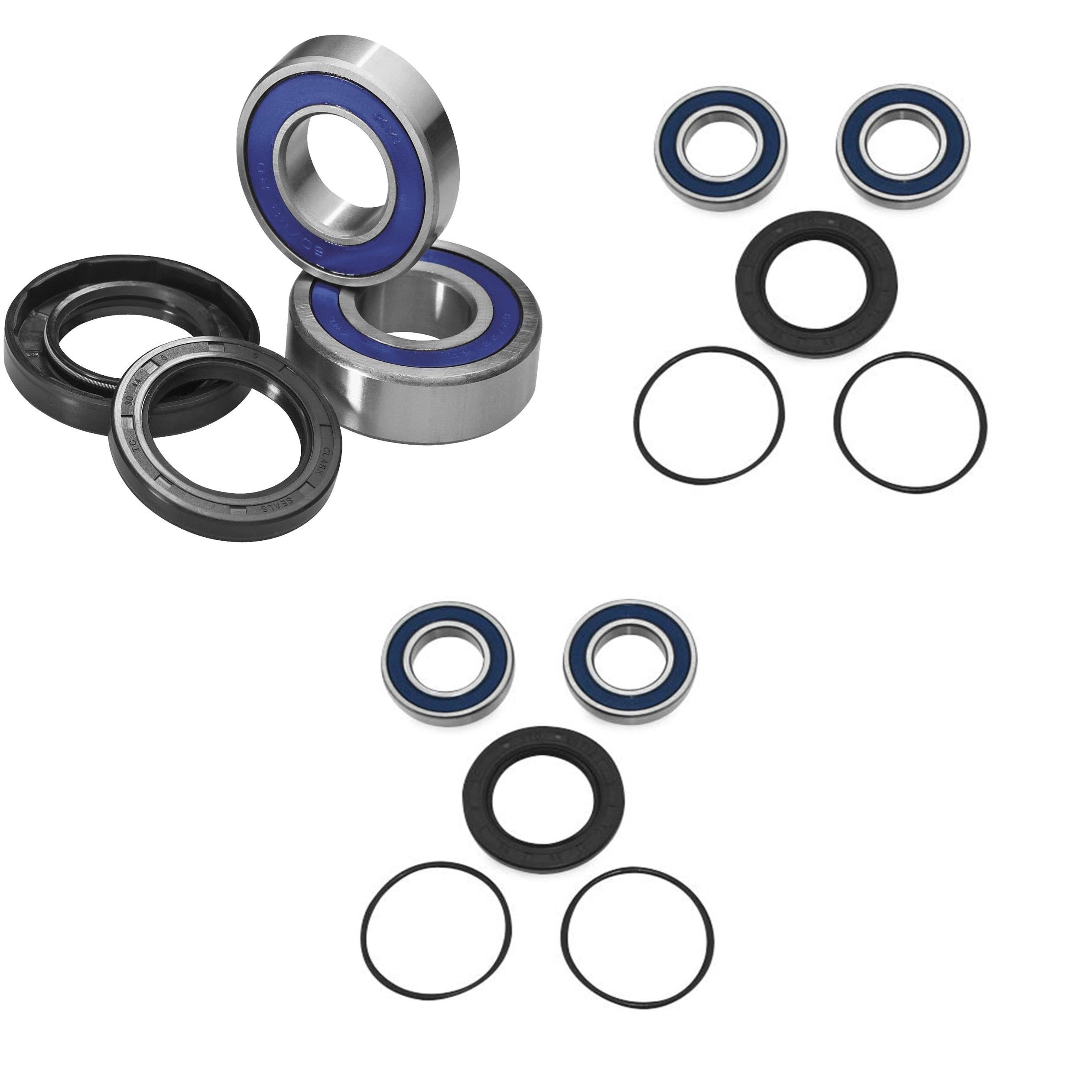 Front and Rear Wheel Bearing Kits for Polaris Big Boss 250 4x6 1989-1992