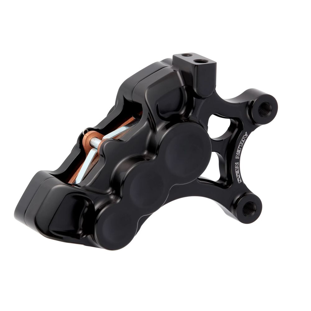 Arlen Ness 6 Piston Black 14" Front Left Brake Caliper 02-211