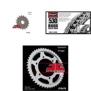 530 BMOR Chain Natural, Front & Rear Sprocket Kit for YAMAHA FZ6 2004-2008