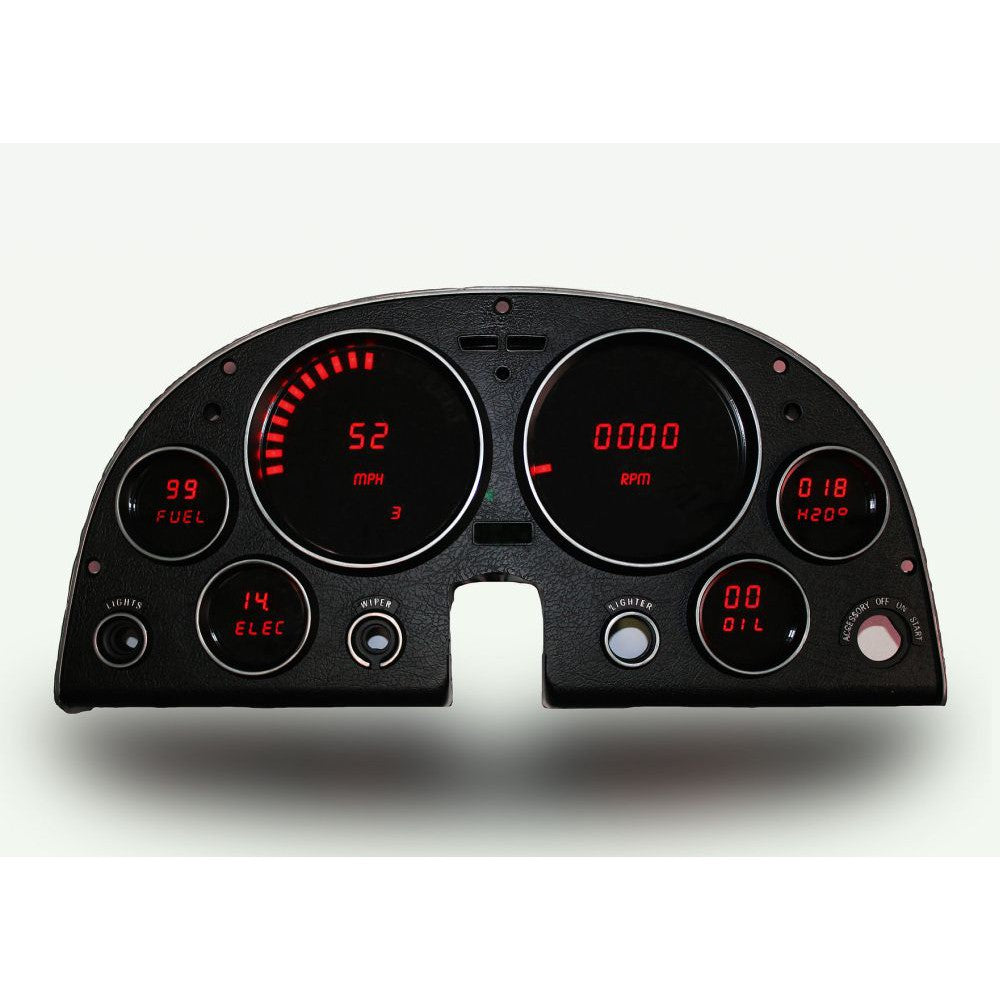Intellitronix 1963-1967 Corvette LED Digital DP2000 - Red