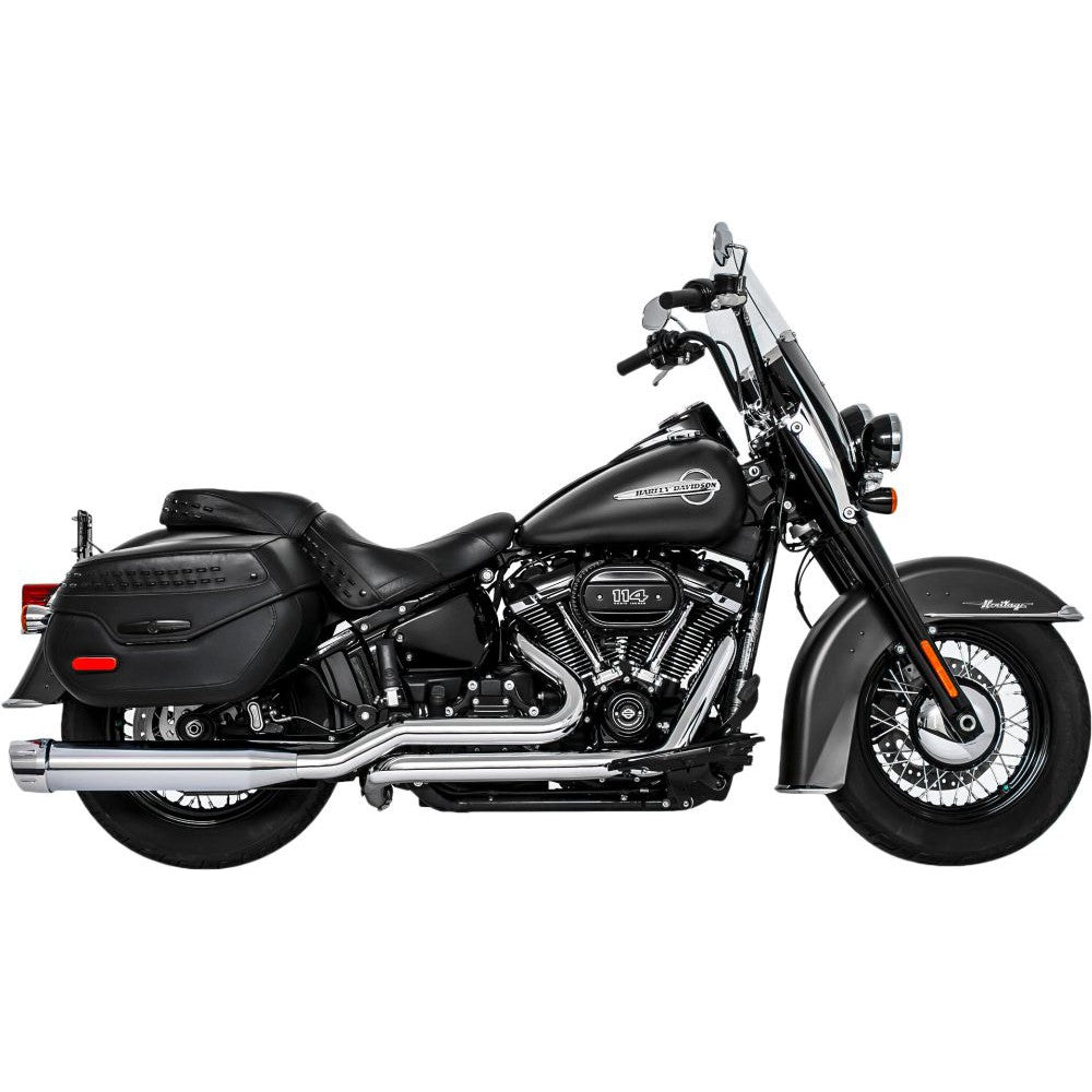 Freedom Performance Combat Dual Exhaust Chrome With Chrome Tip HD00803
