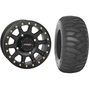 Set of 2 Mounted Wheel and Tire Kit Wheel: 14x7 5+2 4/156 Tire: 30x10-14 2 Ply