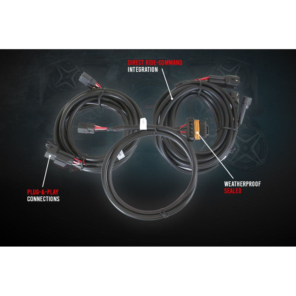 SSV Works Pro 6.5" Cage Mount Speaker Pods With Ride Command For Polaris RZR Pro XP 2020-2022