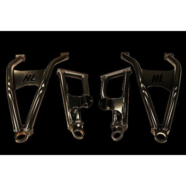High Lifter Front Forward Upper And Lower Black Control Arms For Kawasaki Models MCFFA-KTRX-1-B