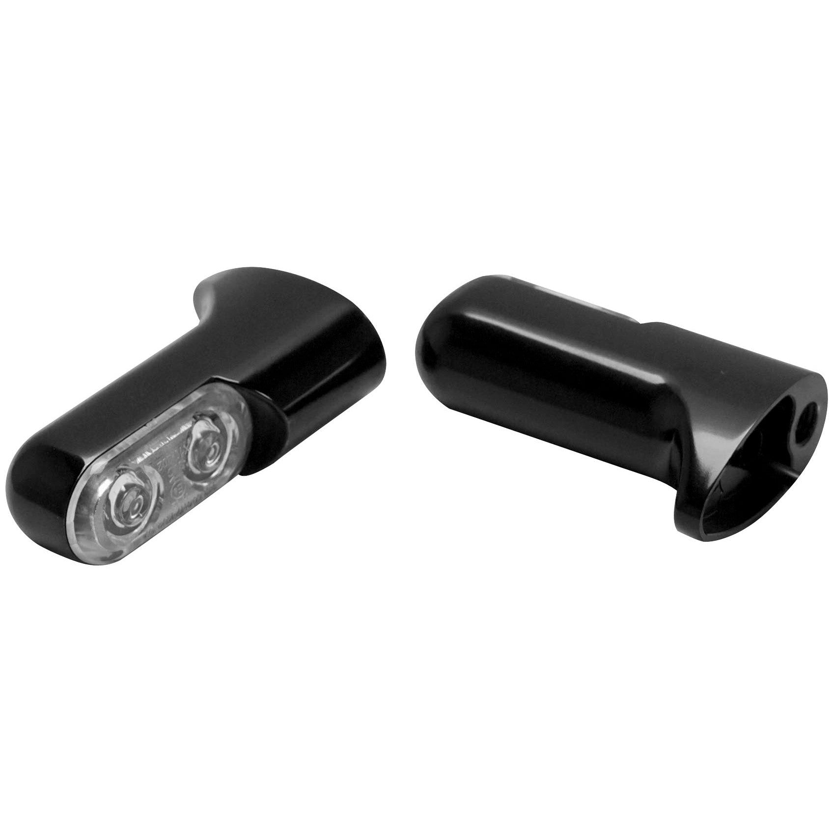 Harley FXDWG 2000-2014Bolt-On Power LED Turn Signals Rear Blk/Red by Arlen Ness