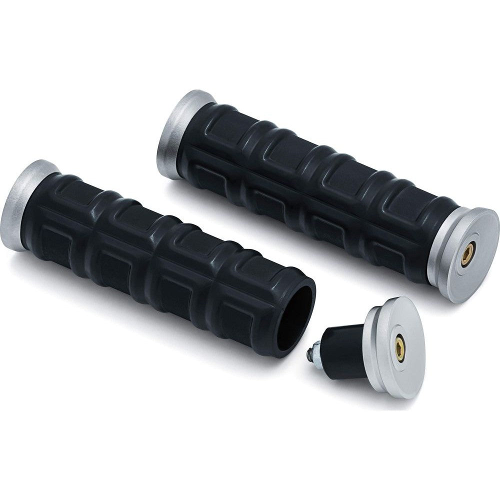 Kuryakyn Dillinger Grips for Street Nickel 7/8"