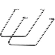 Cobra Saddlebag Supports Chrome - 02-6110