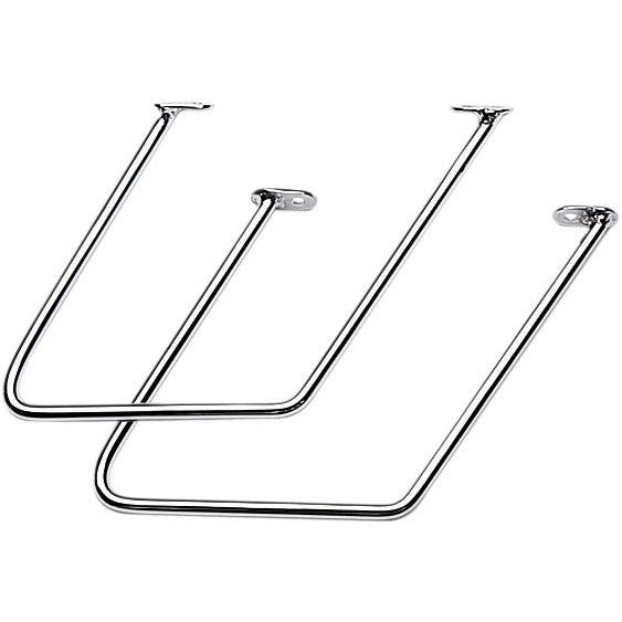 Cobra Saddlebag Supports Chrome - 02-6110