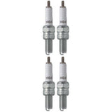 Set 4 NGK Standard Spark Plugs for Kawasaki ZX600-D 1993-1990 Engine 600cc