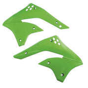Acerbis Original Green 08 Radiator Shrouds for Kawasaki - 2043750006