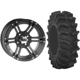 Juego de 2 ruedas montadas y kit de neumáticos Rueda: 14x8 3+5 4/110 Neumático: 28x9.5-14 8 lonas
