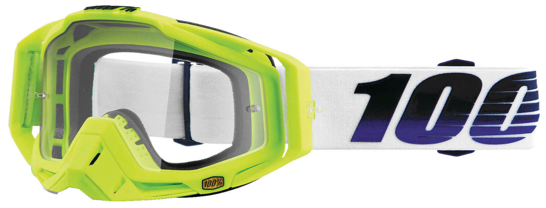 100% Gen1 Racecraft Goggles GP21 with Clear Lens - 50100-247-02