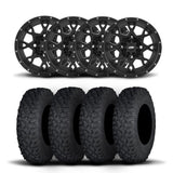 Rines ITP Hurricane de 15" en negro mate y neumáticos Coyote [35x10R-15]