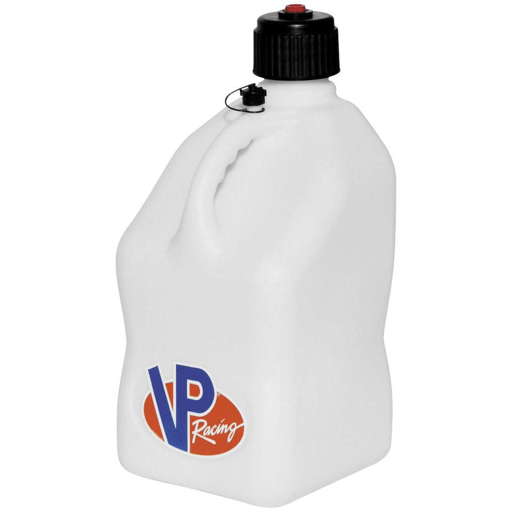 VP Racing 4 Pack White 5.5 Gallon Square Utility Jugs + 2 Deluxe Fill Hoses