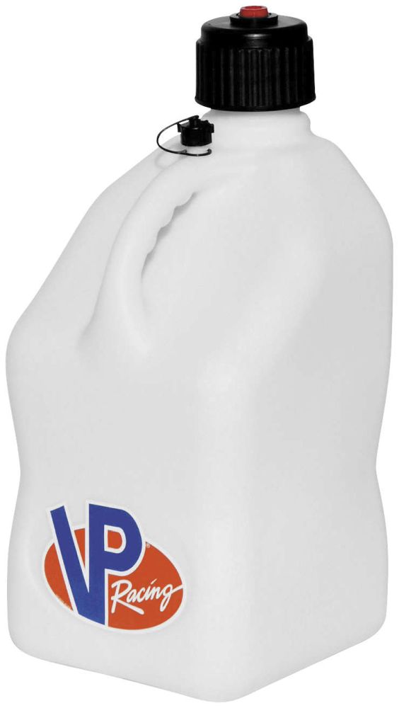 VP Racing 4 Pack White 5.5 Gallon Square Utility Jugs + 2 Deluxe Fill Hoses