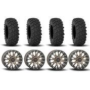 System 3 SB-4 Beadlock Bronze 15" Wheels And XTR370 Tires [37x10R-15]