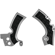 Acerbis Silver/Black X-Grip Frame Guard - 2374271015