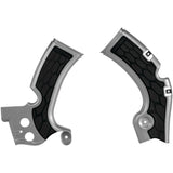 Acerbis Silver/Black X-Grip Frame Guard - 2374271015