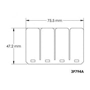 Moto Tassinari 3P794A VForce3R Replacement Reed Petals for VForce3R Reed Valve