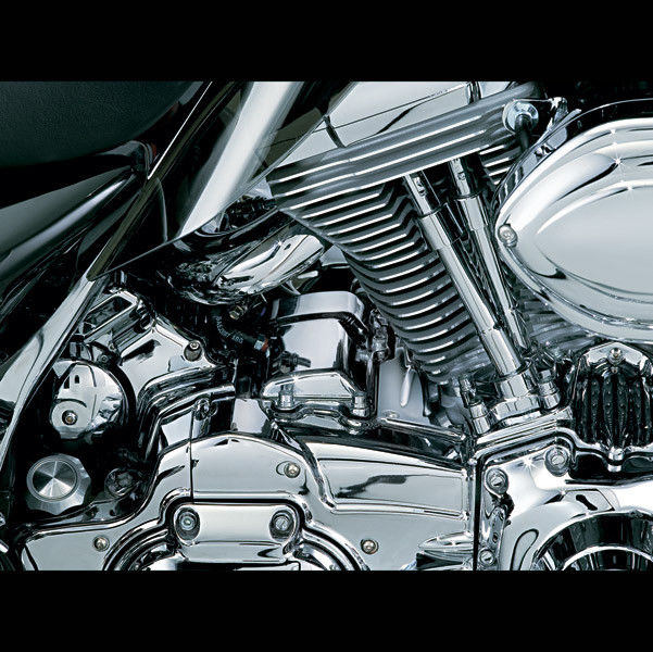 Kuryakyn Chrome Starter Solenoid Cover Accent Dress Up Harley Touring Twin Cam