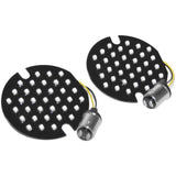 Letric Lighting Flat Style Turn Signal Inserts Amber Front