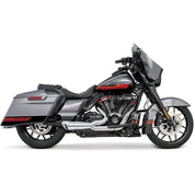 Freedom Performance Combat 2 Into 1 Shorty Exhaust Chrome With Chrome Tip HD00851