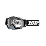 100% Gen1 Racecraft Goggles Abyss Black with Clear Lens - 50100-001-02
